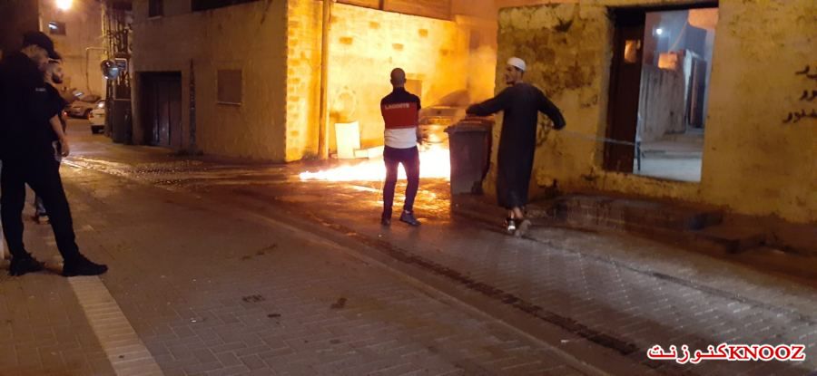 اندلاع حريق في سيارة في مدينة الطيبة